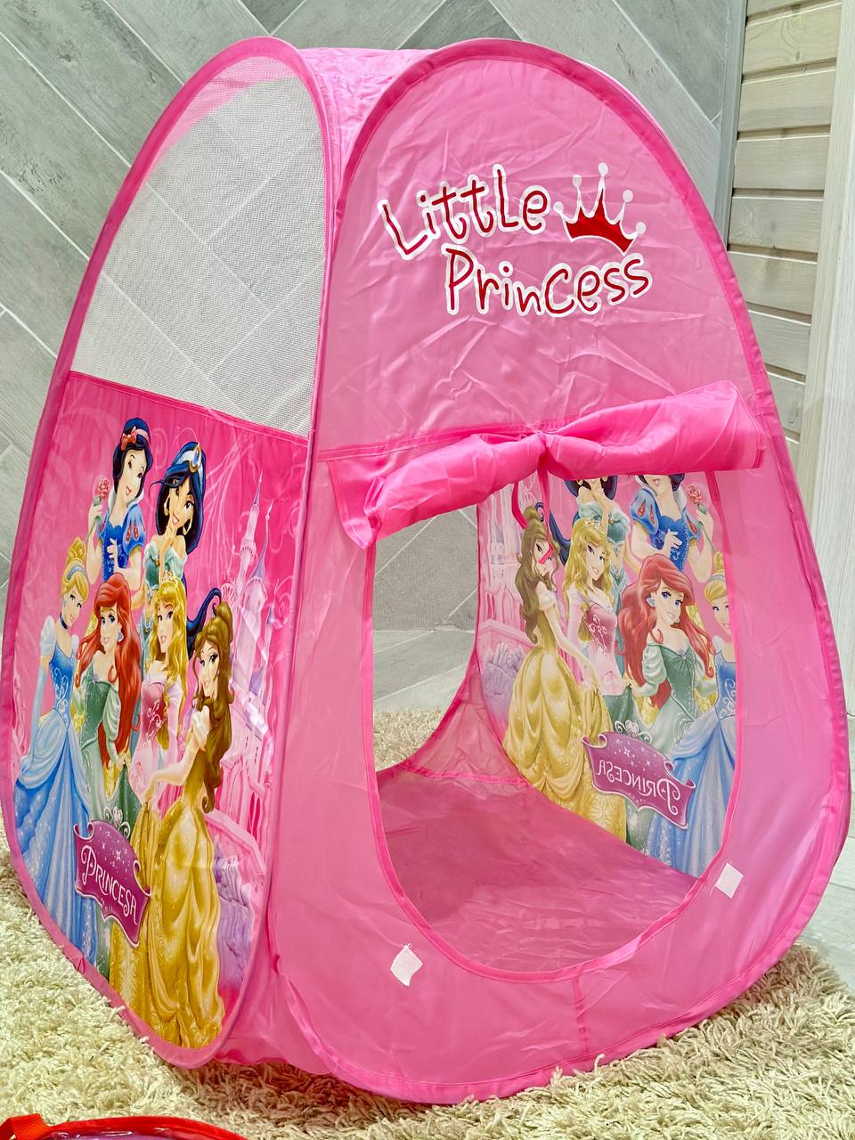 Палатка детская игровая палатка с сумкой J 99 TD 05 Сказочные принцессы Палатка детская игровая палатка с сумкой J 99 TD 05 Сказочные принцессы