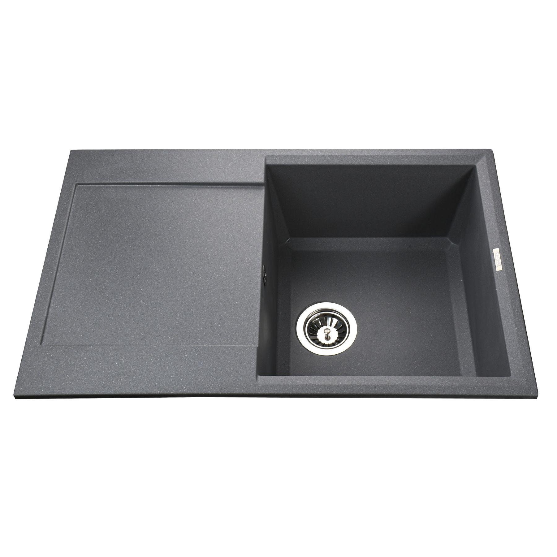 Мойка кухонная гранитная Globus Lux 000021039 790x500 мм Серый (105888)