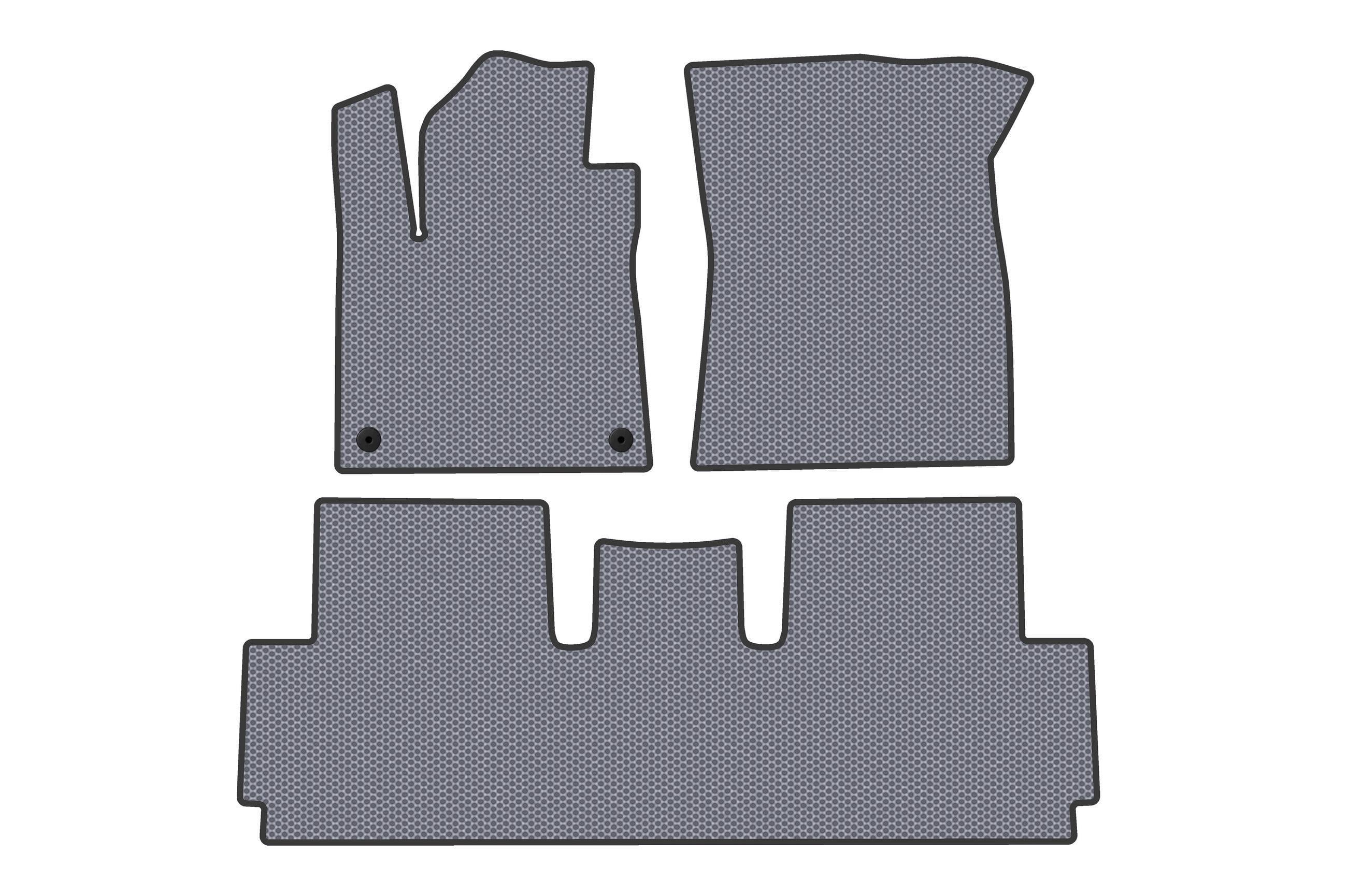 Коврики резиновые Digital Designs Carsuit 2 ряда для Citroen C-4 Picasso 2013-2022 г. Серый (185182)