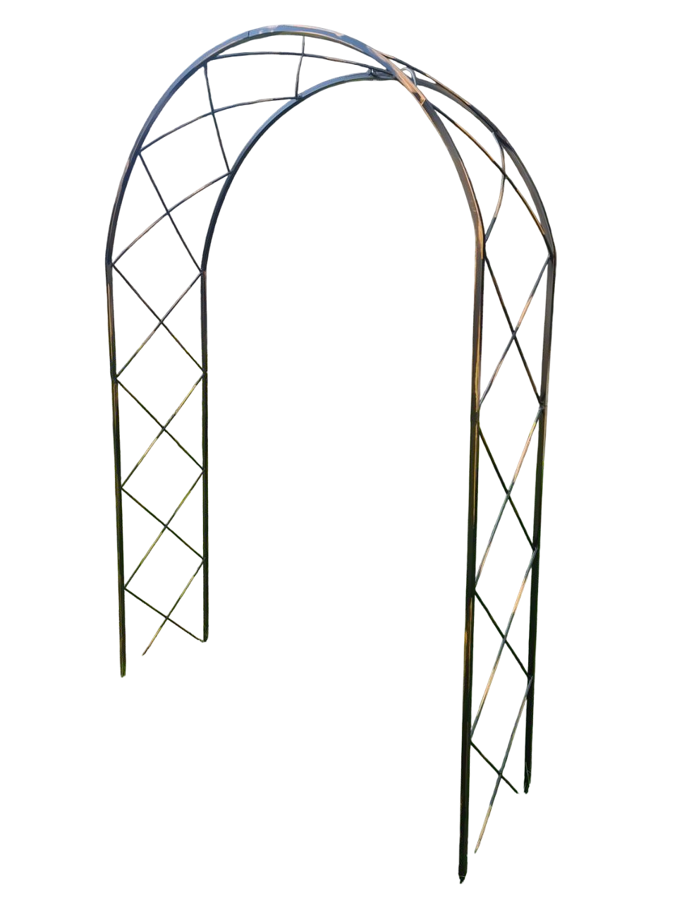 Арка садовая одинарная Ромб металлическая 2,25х1,7 м (2553957964)