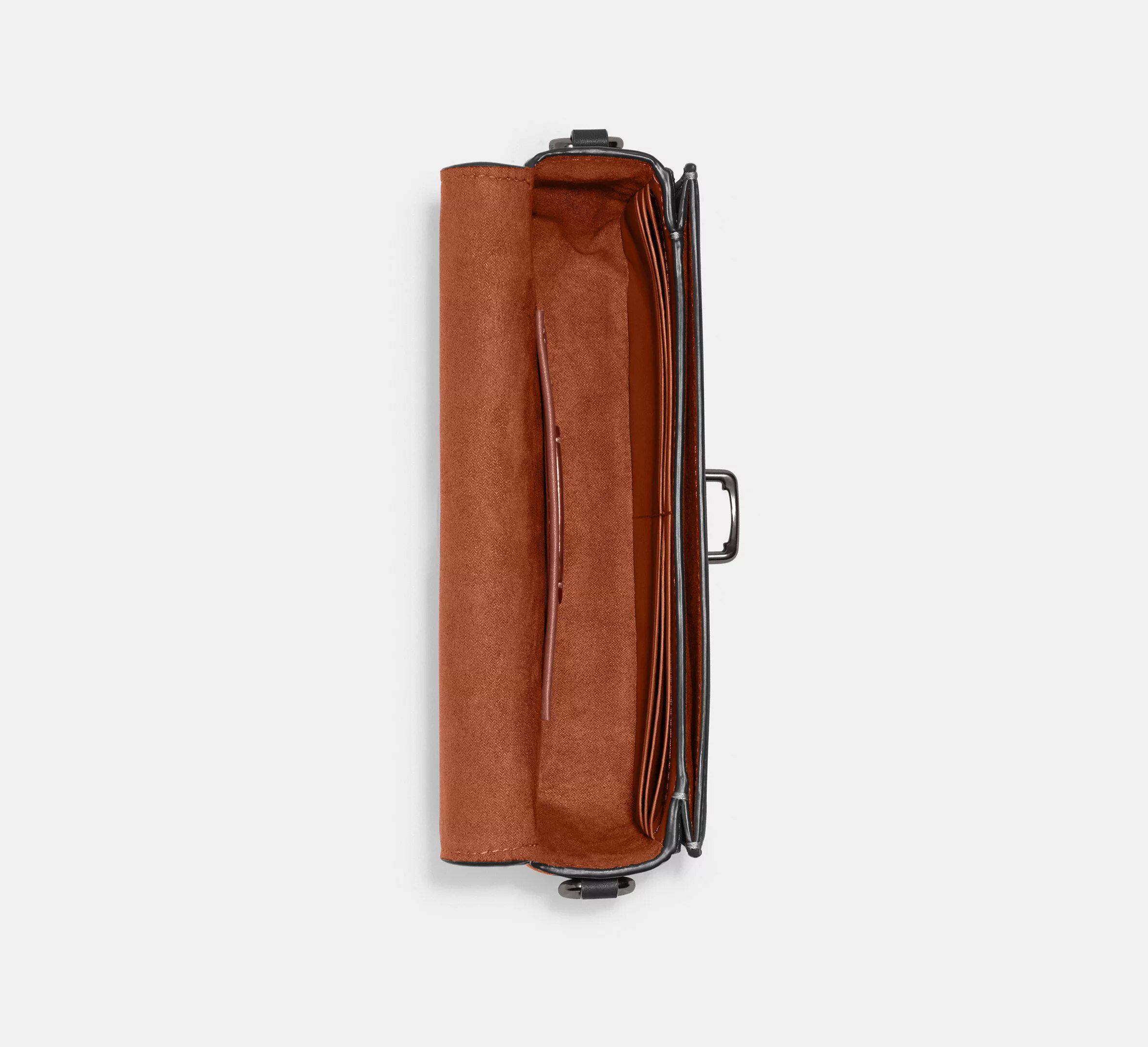 Сумка женскаяа Coach Studio Baguette Bag Черный - фото 4