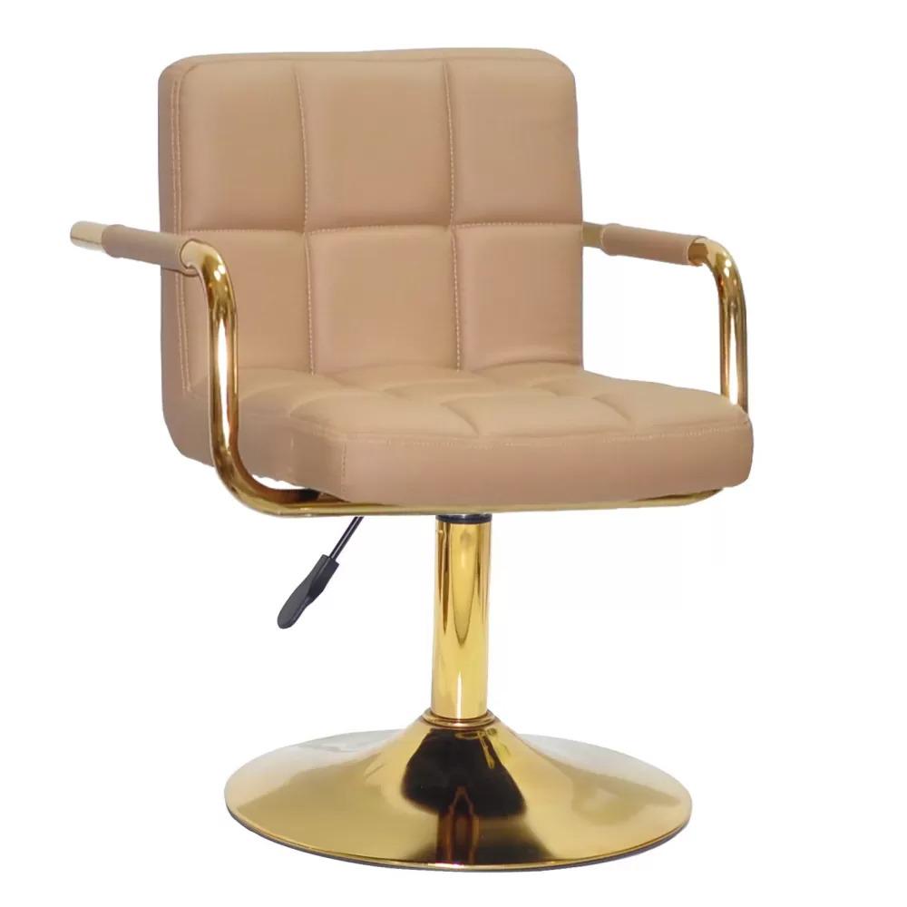 Стул Tetris arm lift gold экокожа Бежевый (900550) Стул Tetris arm lift gold экокожа Бежевый (900550)