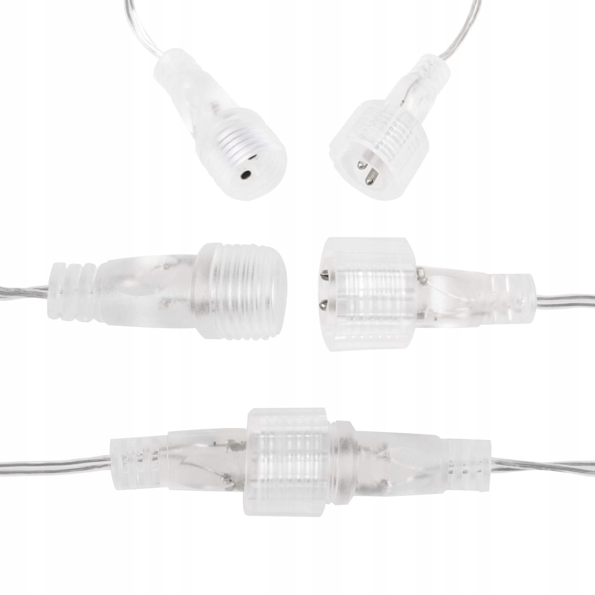 Гирлянда-бахрома Springos уличная 2 м 92 LED Cold White (CL4009) - фото 8