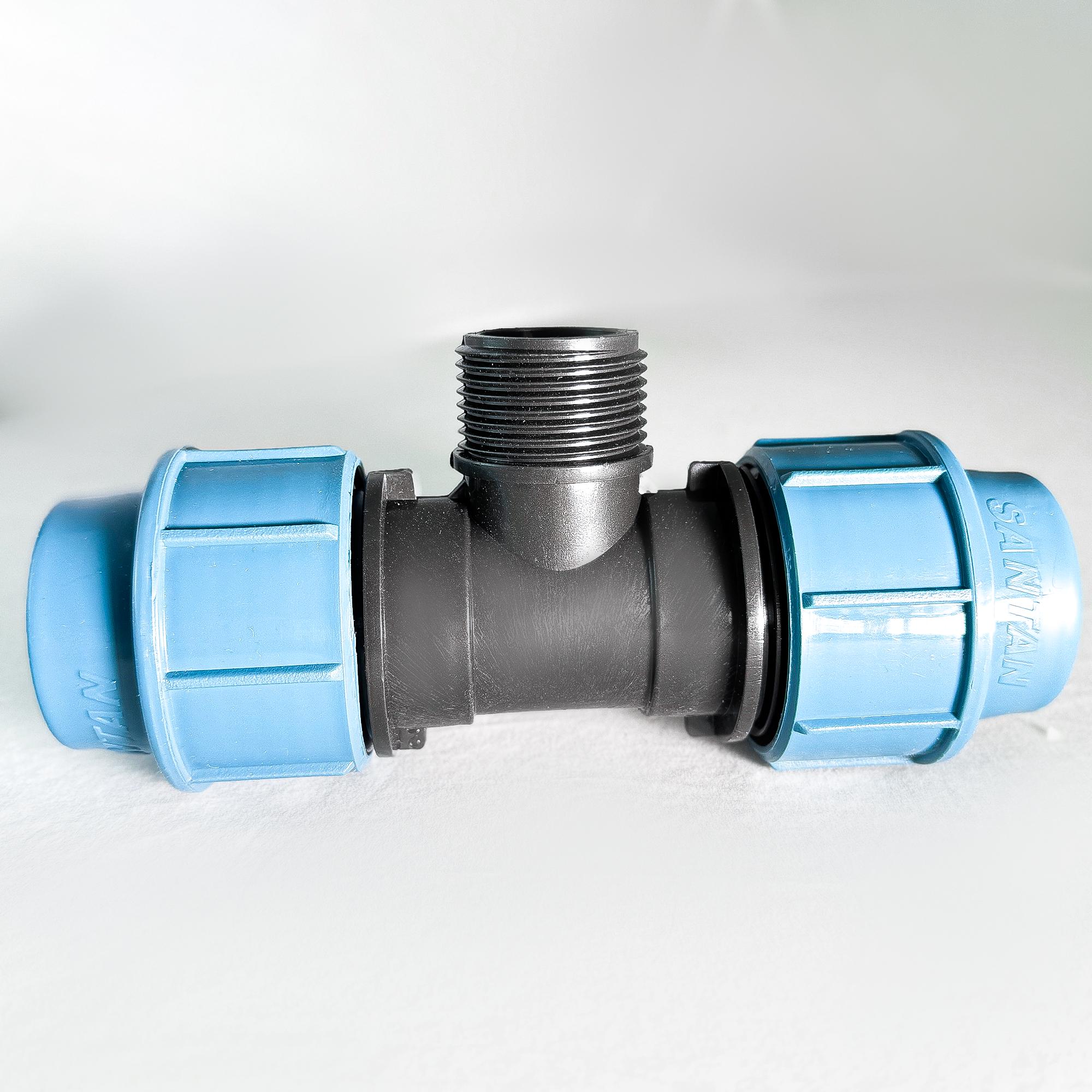 Тройник зажимной SANTAN с наружной резьбой 32х1"х32 (116327) - фото 5