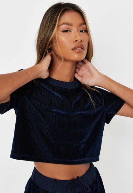 Топ Missguided TJF29408-1р. 40 Синий