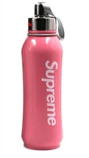 Термос вакуумный с чашкой Supreme 4786 800 мл розовый