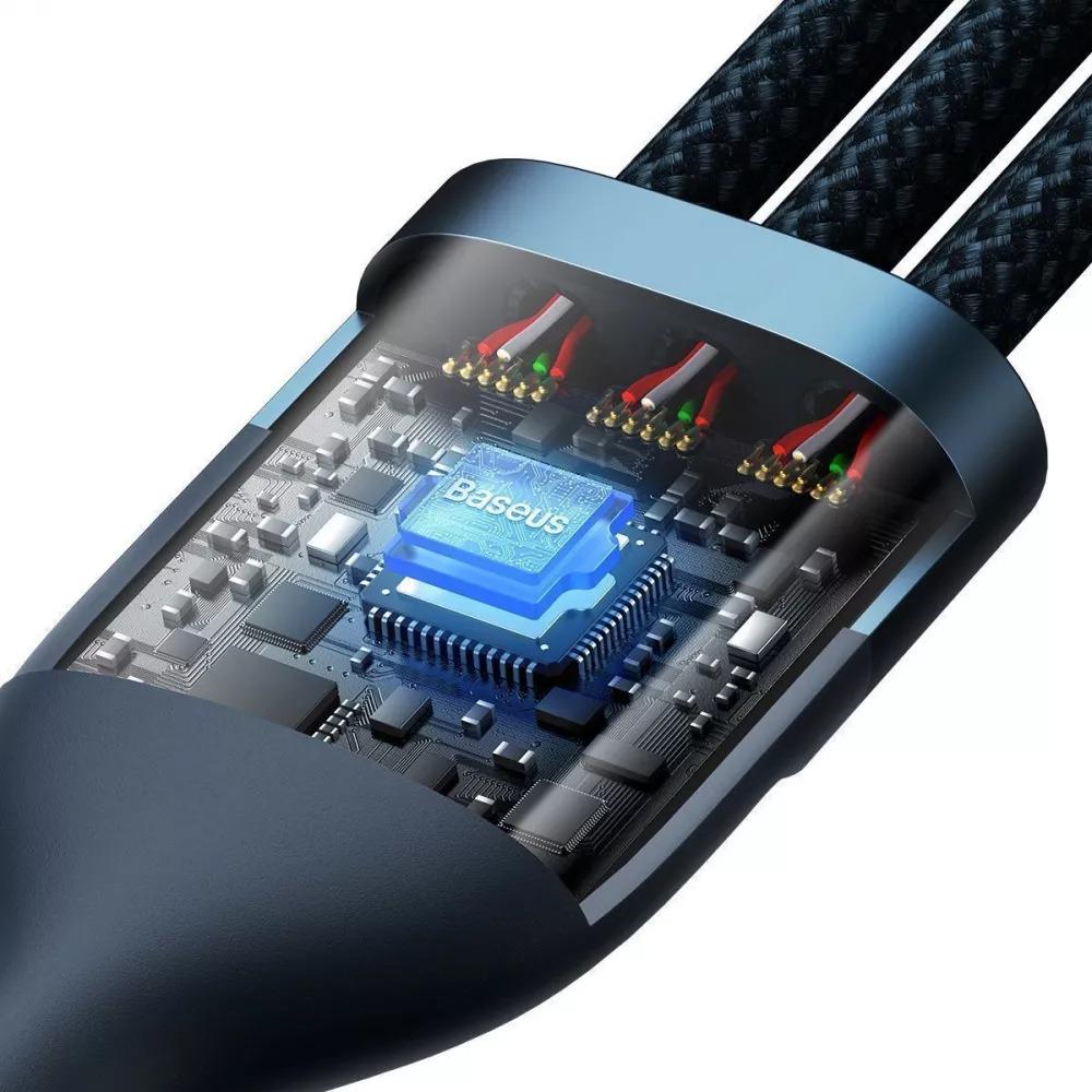 Кабель BASEUS Flash Series 2 Two-for-three USB/Type-C 1,2 м (583069) - фото 2