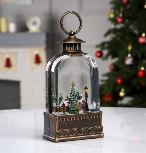 Нічник у новорічному стилі вінтаж тепле світіння на батарейках