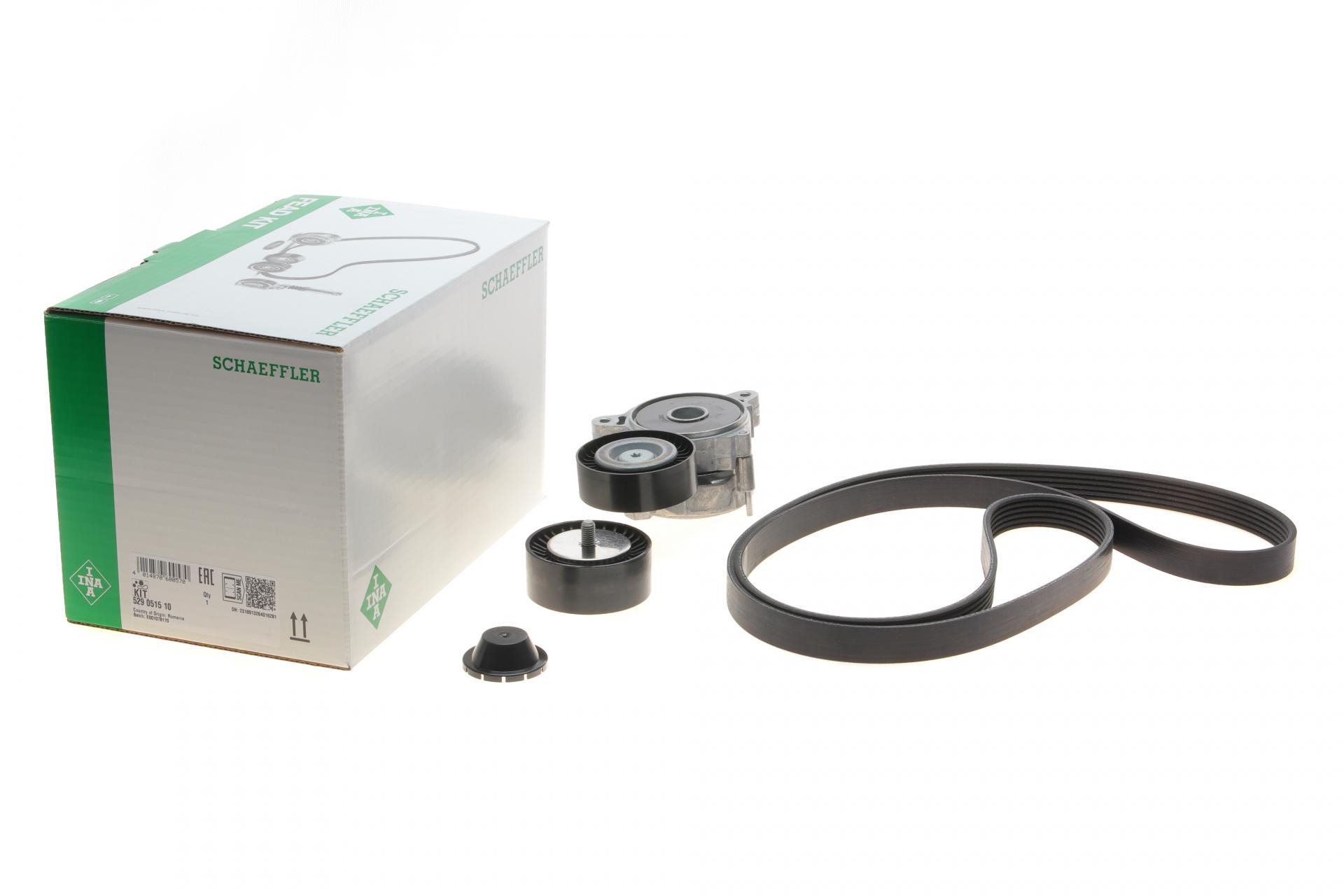 Комплект ременя генератора INA Mitsubishi Outlander 2.0 DI-D 07-12 6PK1718 (529 0515 10)
