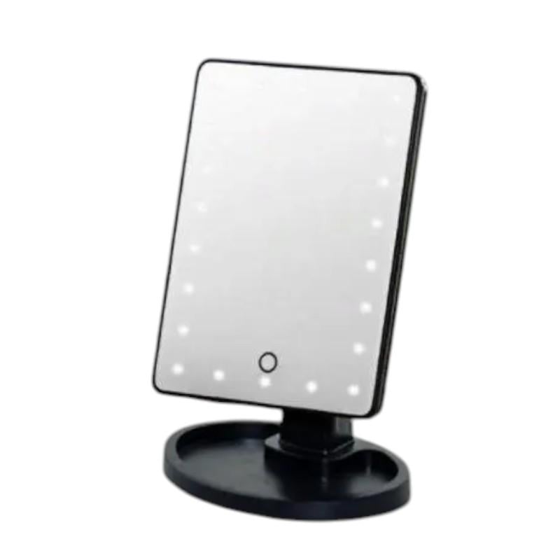 Зеркало настольное квадратное с подсветкой LED Smart Touch Mirror для макияжа