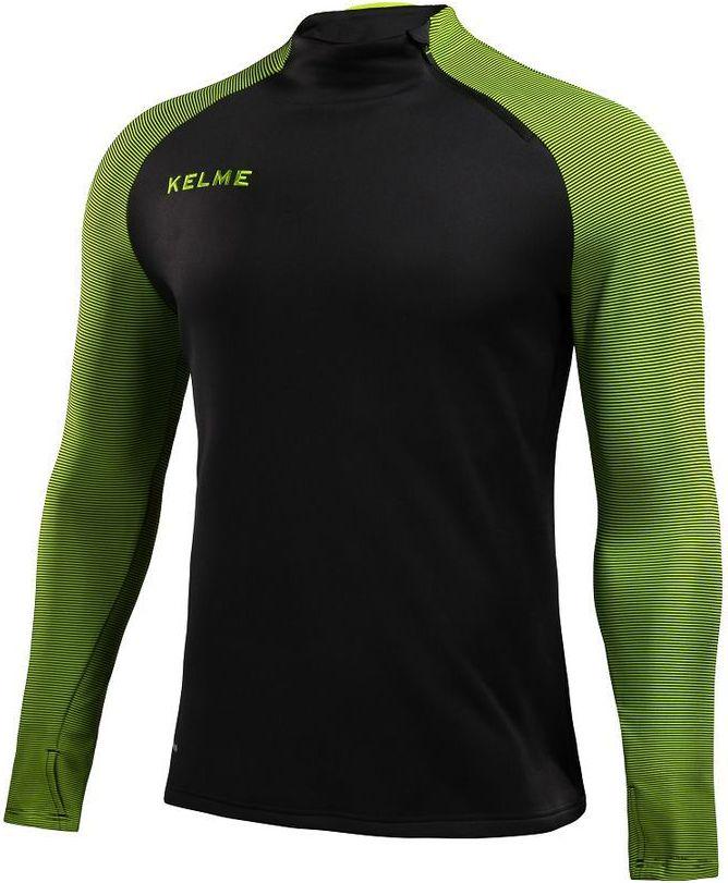 Свитшот Kelme MONTES 2XL Черно-салатовый (3871301.012)