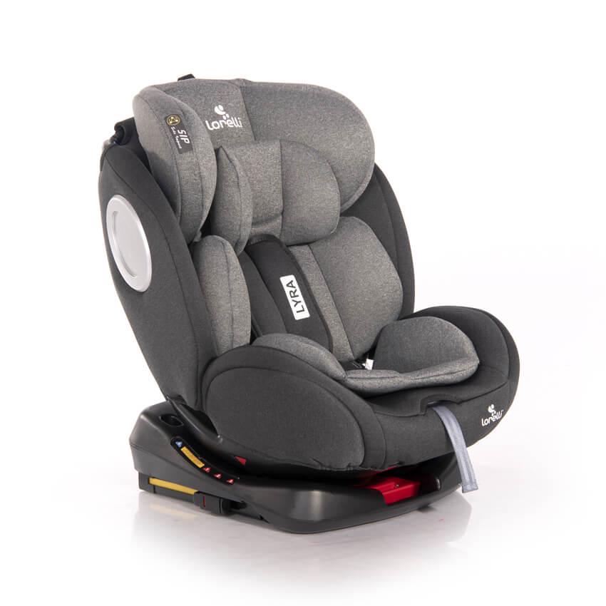 Автокрісло Lorelli Lyra Isofix 0-36 кг Black/Grey (48898)