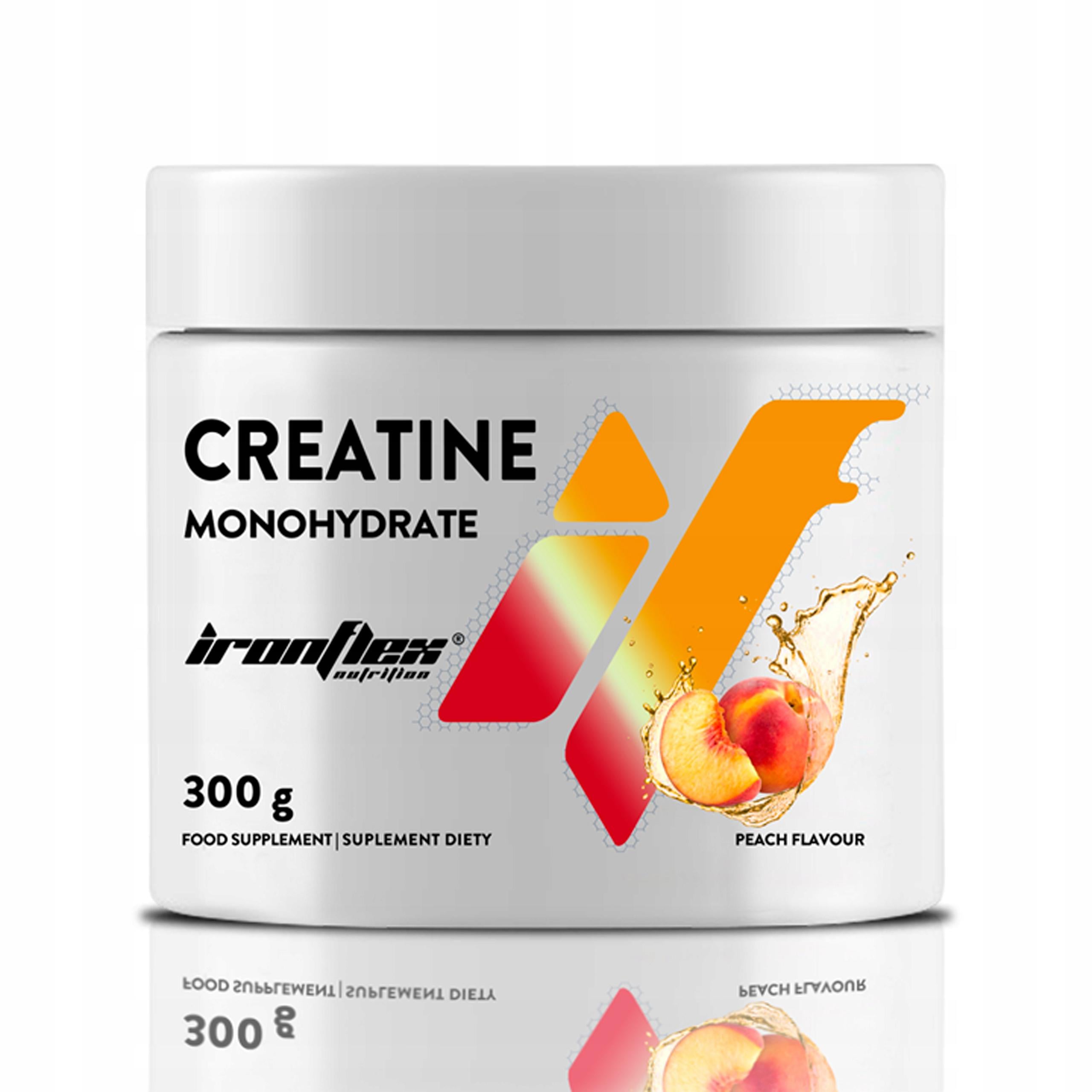 Креатин моногідрат IronFlex Creatine Monohydrate Peach 300 г