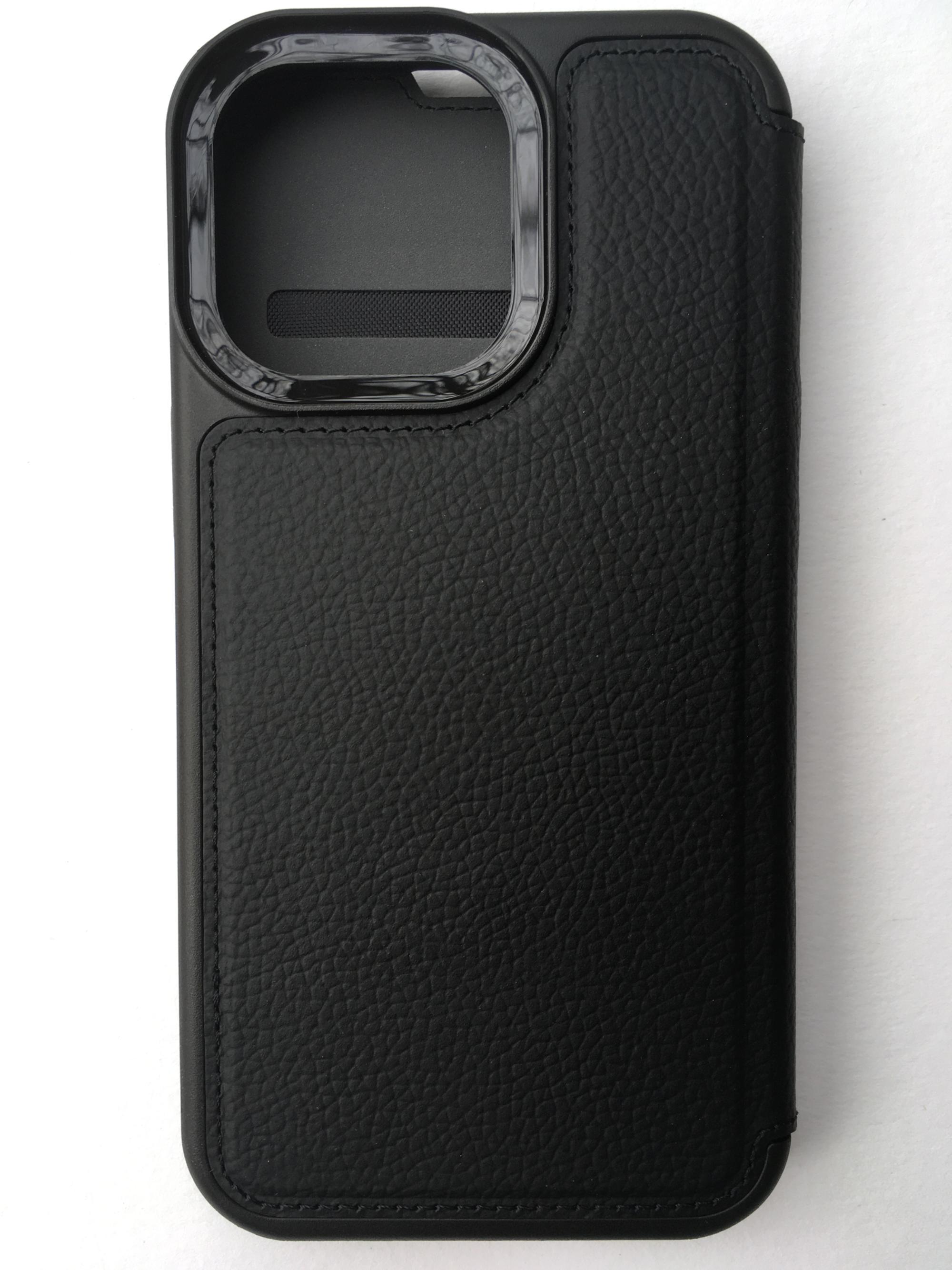 Чехол книжка кожаный противоударный OtterBox Strada Series 77-85800 для Iphone 13 Pro Max/12 Pro Max (6.7") Black - фото 2