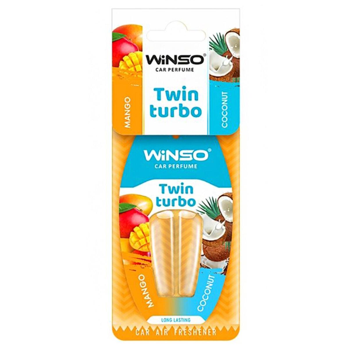 Ароматизатор с двойной капсулой Winso Twin Turbo - Mango Coconut