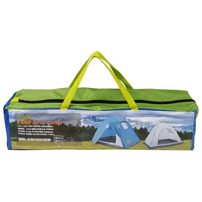 Палатка 2-х местная GreenCamp 1001-B Синий (GC1001B) - фото 3