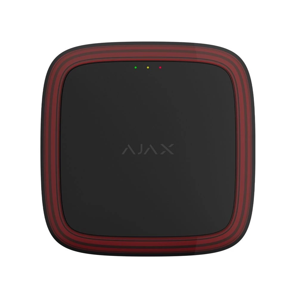 Пожежний оповіщувач світловий бездротовий адресний Ajax EN54 FireProtect VAD Jeweller Black