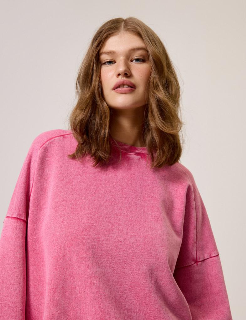 Свитшот женский Diverse CLTN BLISK oversize M Темно-коралловый (5902598990129) - фото 3 Свитшот женский Diverse CLTN BLISK oversize M Темно-коралловый (5902598990129) - фото 3