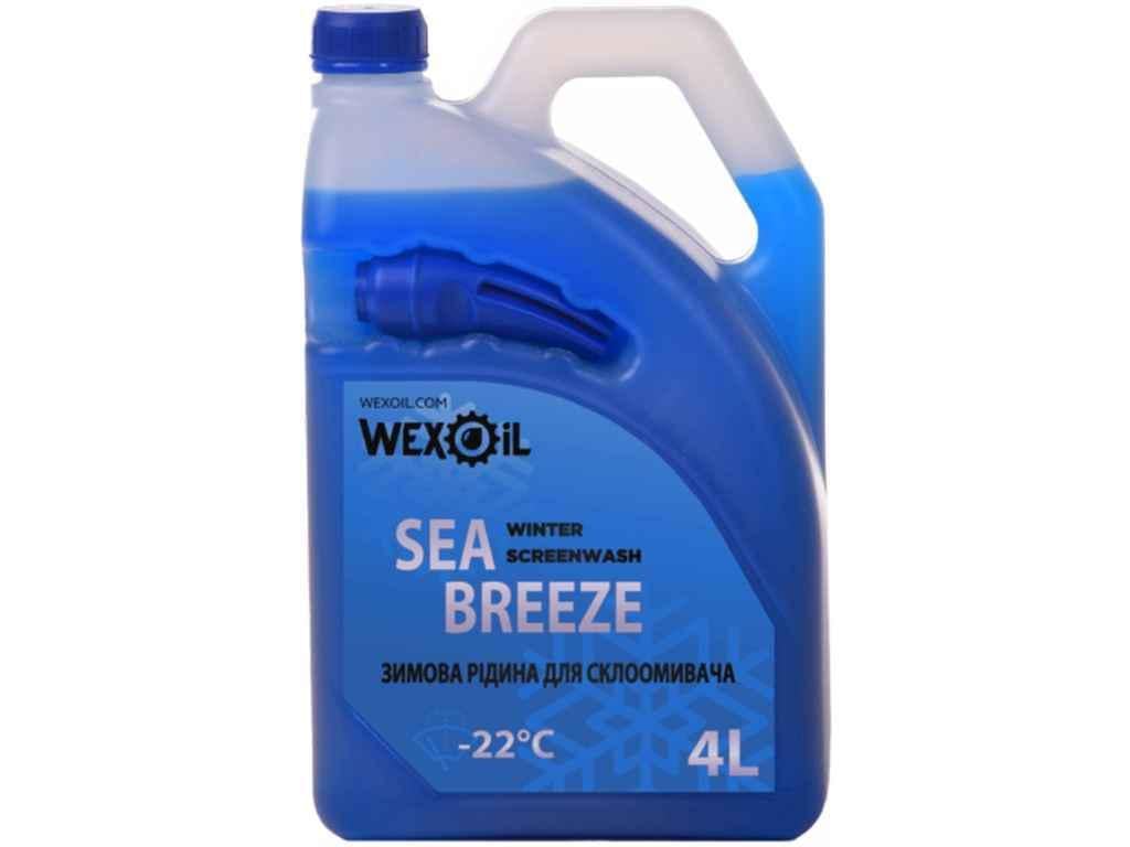 Рідина для омивання скла WEXOIL Зима Sea Breeze 4 л Winter Screenwash -22°С (976555)