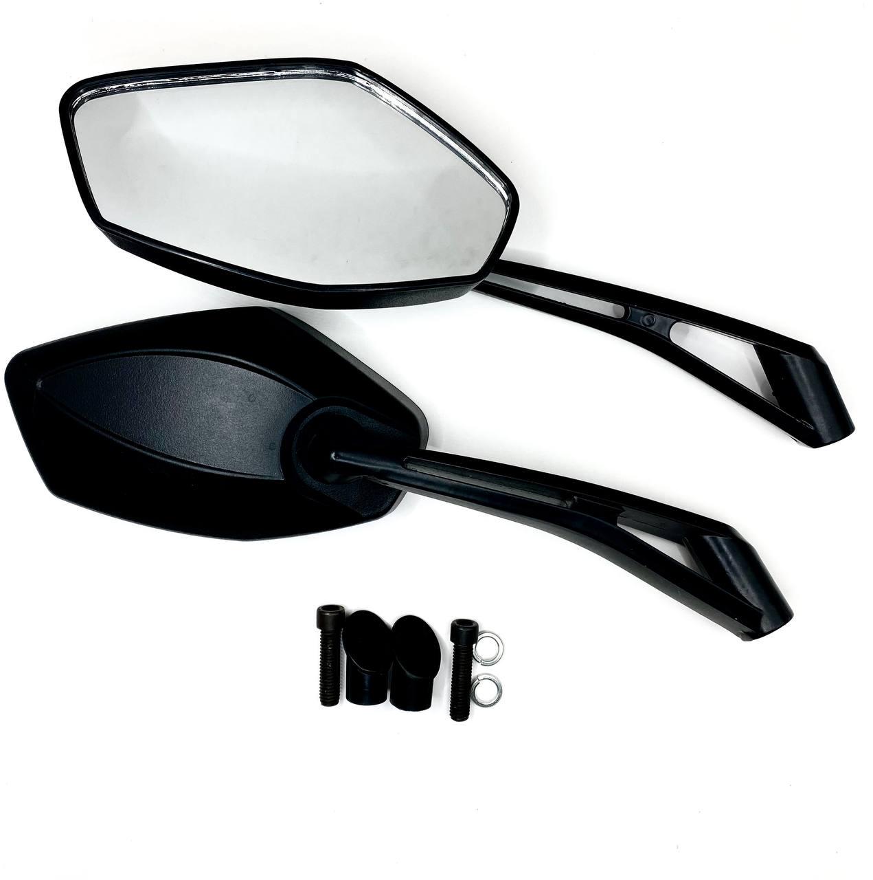 Зеркала заднего вида для скутера/мото/ATV штрезьба M8 2 шт. (MZ1)