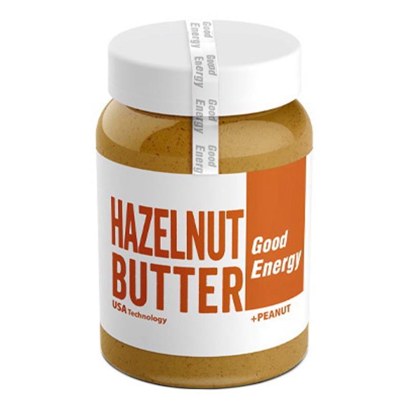 Фундукова паста з арахісом Good Energy Hazelnut Butter+Peanut 400 г (22701-01)