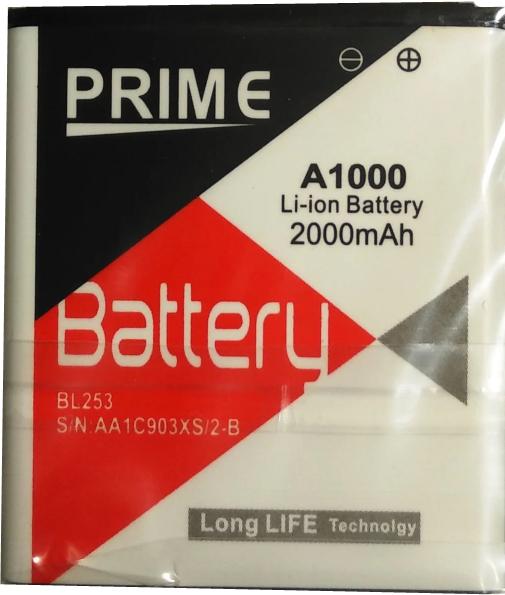 Акумуляторна батарея Prime для Lenovo A1000/a2010 BL253 2000 mAh (000020908)