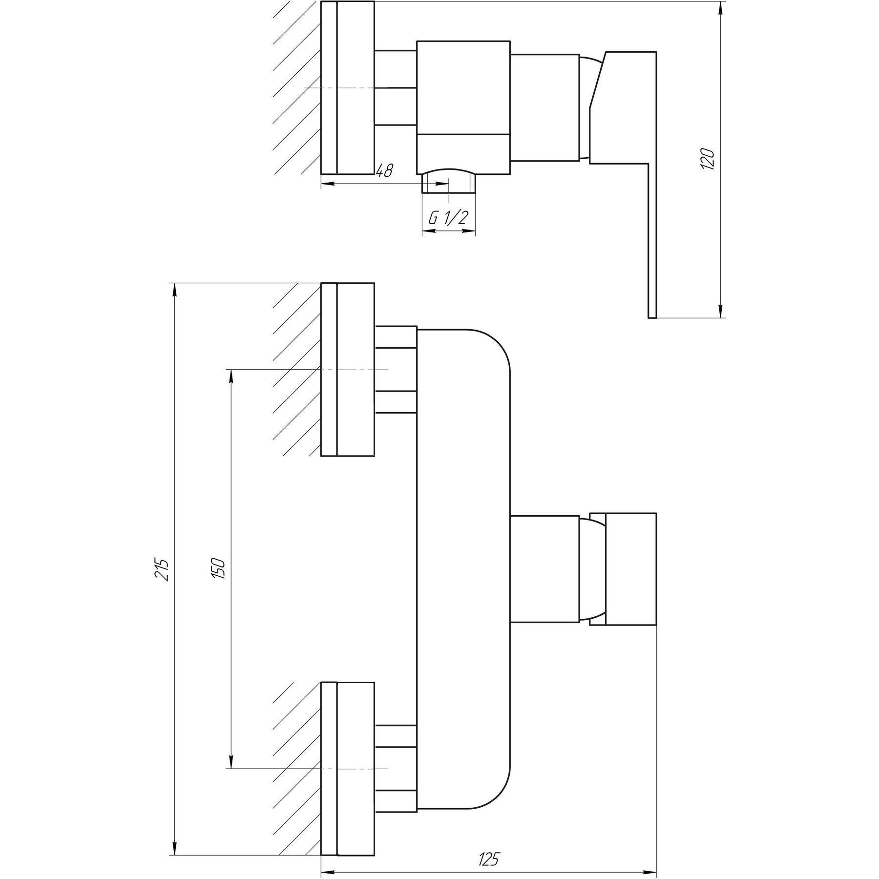 Смеситель для душа Globus Lux Milano GLM-0105N - фото 10