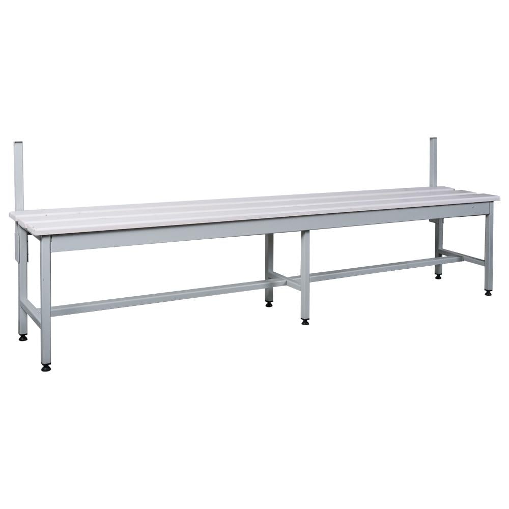 Скамейка гардеробная для раздевалки с вешалкой односторонняя 380x2000x1655 мм (ЛГ-4-2000) - фото 2 Скамейка гардеробная для раздевалки с вешалкой односторонняя 380x2000x1655 мм (ЛГ-4-2000) - фото 2