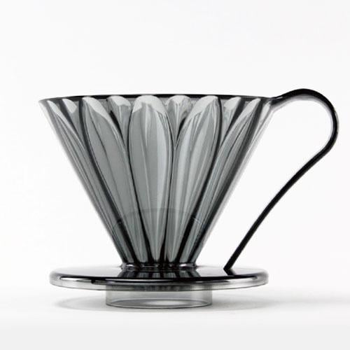 Пуровер CAFEC Tritan Cone-Shaped Flower Dripper Cup4 Black (12462452)