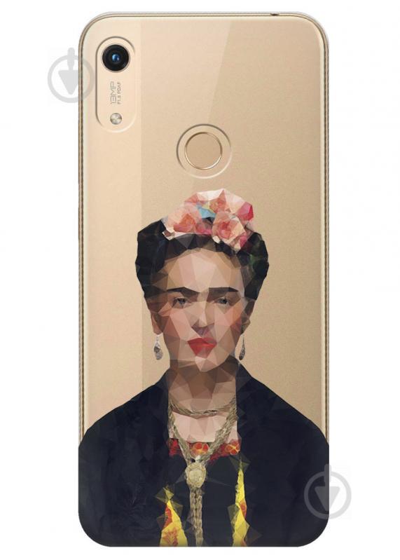 Прозрачный силиконовый чехол iSwag для Huawei Honor 8A с рисунком - Фрида Кало (M1339)