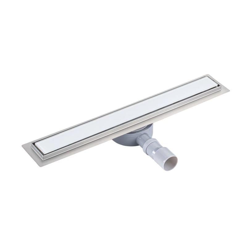 Трап лінійний під плитку із нержавіючої сталі Qtap Scorpio (Tile600)