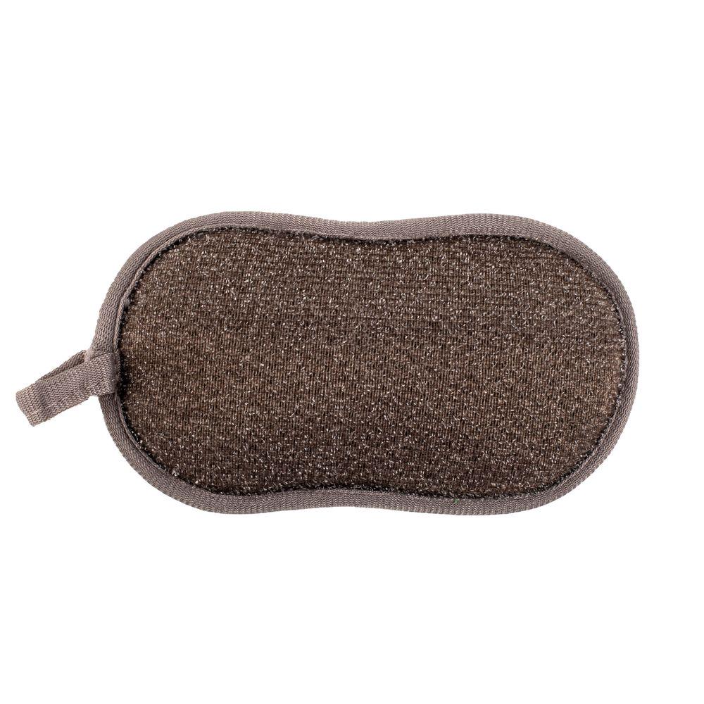 Губка для мытья посуды GreenWay Green Fiber Home S15 Gray (08103) - фото 5