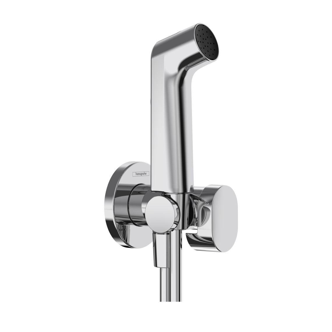 Душ гигиенический Hansgrohe со шлангом и держателем Хром (29230000) - фото 1