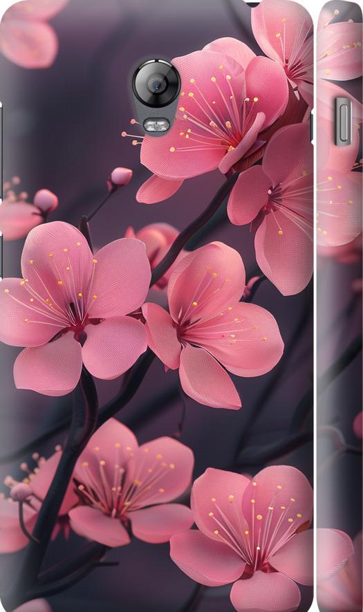 Чехол на Lenovo Vibe P1 Пурпурная сакура (6075m-152-42517) Чехол на Lenovo Vibe P1 Пурпурная сакура (6075m-152-42517)