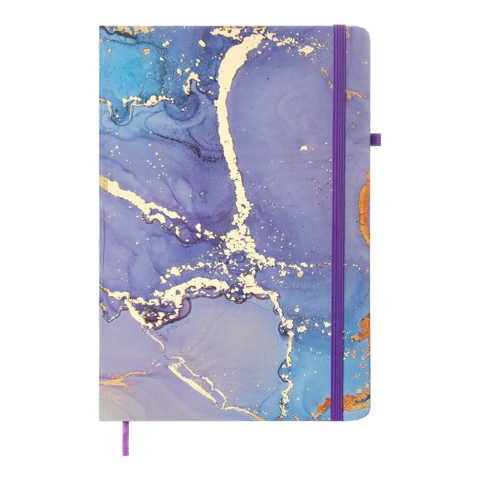 Блокнот Buromax MARBLE на резинке А5 80 листов в клетку (BM.255121-07) Блокнот Buromax MARBLE на резинке А5 80 листов в клетку (BM.255121-07)