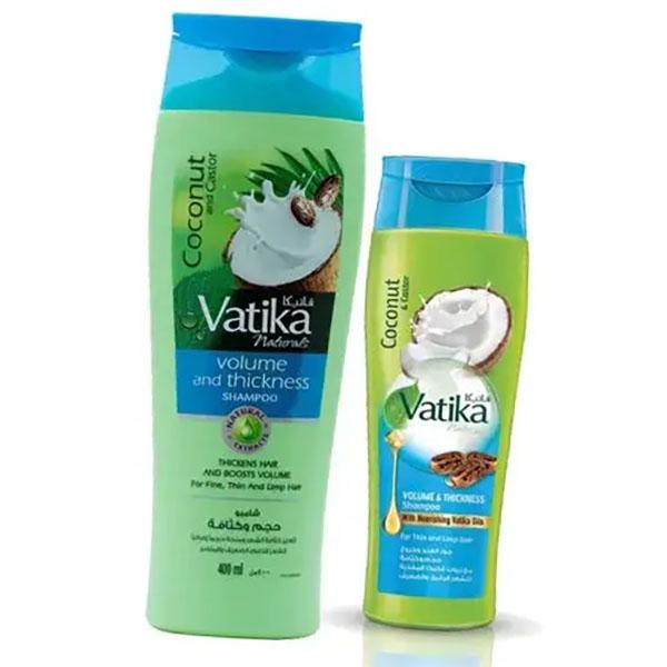 Шампунь для объема волос, Vatika Coconut Castor, Dabur 600мл (43634022)