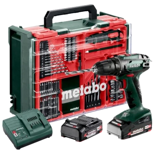 Шуруповерт акумуляторний Metabo BS 18 Mobile Workshop (602207710)