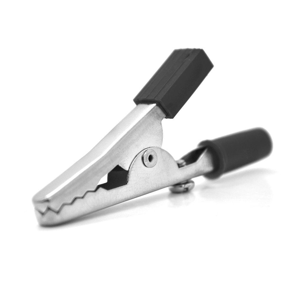 Зажим аккумуляторный VOLTRONIC крокодил 52 мм Черный (26483570)