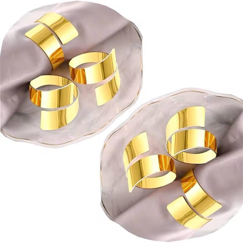 Набор колец для салфеток Malva 6 шт. Gold