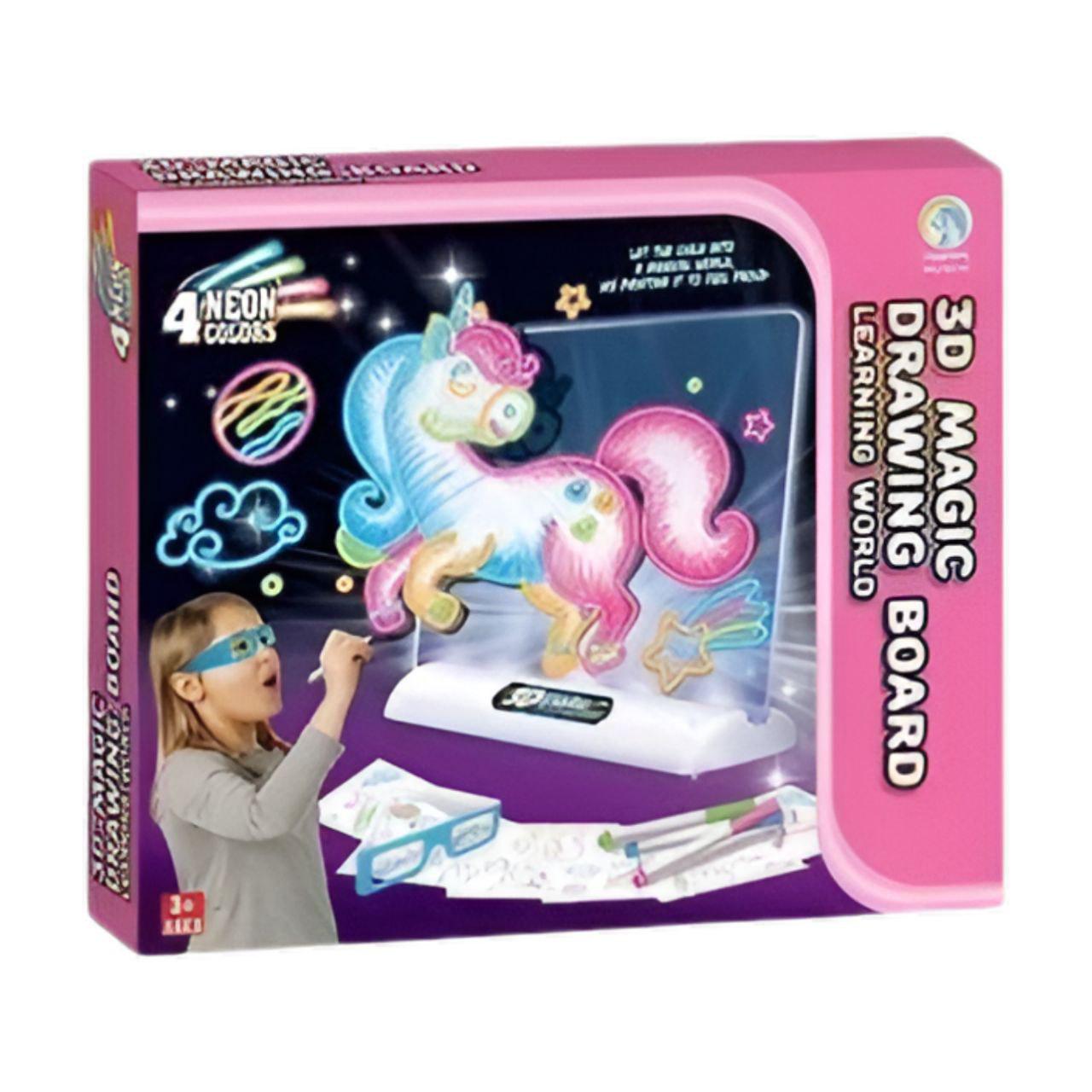 Планшет 3D для рисования YM 16 с трафаретами и маркерами Прозрачный (31289542) Планшет 3D для рисования YM 16 с трафаретами и маркерами Прозрачный (31289542)