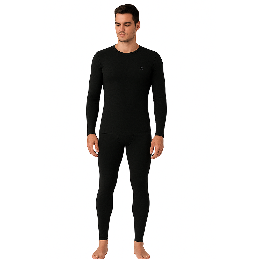 Термобелье с подогревом Eco-Obigriv BB-6 5V USB на 6 зон обогрева с бархатной подкладкой XL Черный (HUwear EO BB6 B XL)