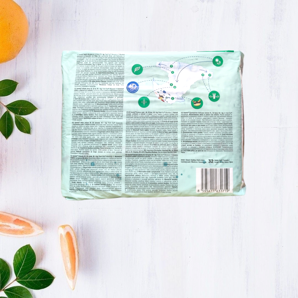 Підгузки bevola 6 15+ кг 32 шт. - фото 2 Підгузки bevola 6 15+ кг 32 шт. - фото 2