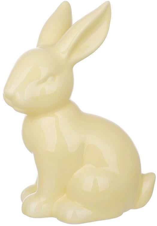 Набір порцелянових фігурок Кролик 6 шт. 14 см Жовтий