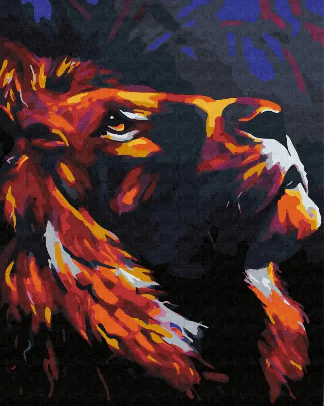Картина за номерами Brushme Лев 40x50 см (BRM43752)