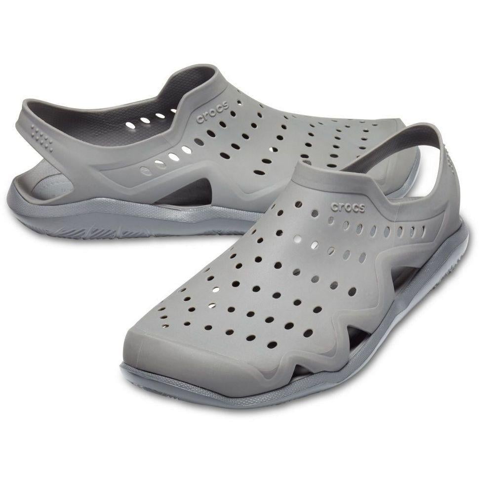 Сандалии мужские Crocs Men's Swiftwater Wave Sandal Flat р. 40/41 Grey (15227)
