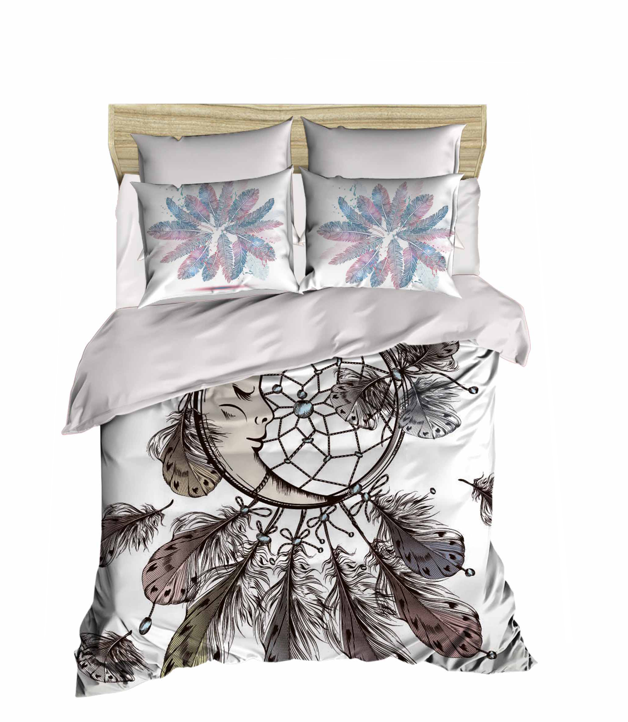 Комплект постельного белья LIGHTHOUSE ranforce+3D Dreamcatcher 200х220/4х50х70