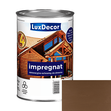 Импрегнат LuxDecor декоративно-защитный 1 л Тик мат