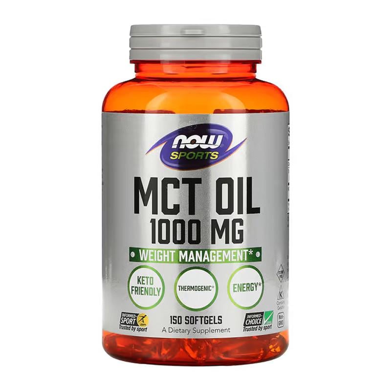 Масло с триглицеридами NOW MCT Oil 150 капс. (09115-01)