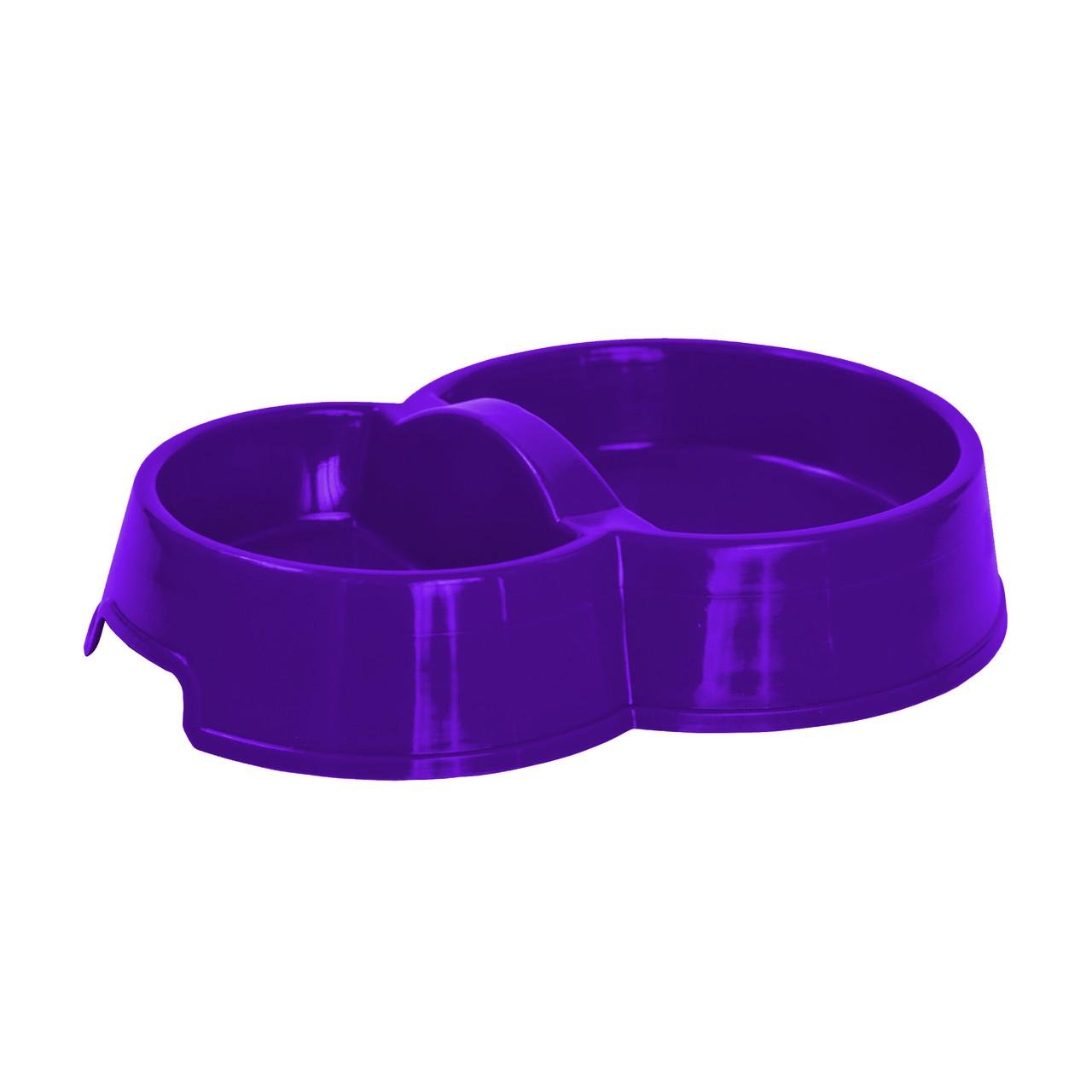 Миска двойная для животных восьмерка малая №1 Весна Фиолетовый (2470732291) - фото 1 Миска двойная для животных восьмерка малая №1 Весна Фиолетовый (2470732291) - фото 1