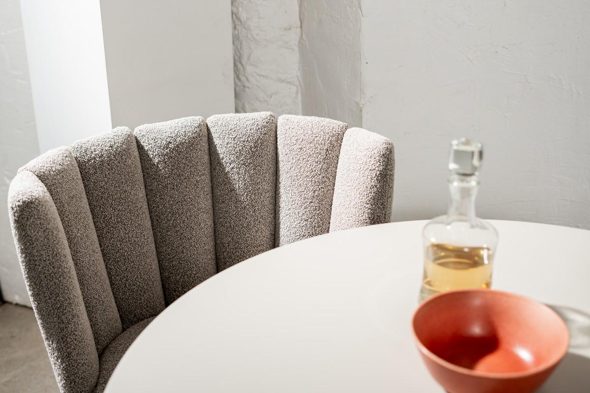 Стіл обідній круглий Ветро 900/760 мм МДФ Теплий пісок (TМ-200-1) - фото 7 Стіл обідній круглий Ветро 900/760 мм МДФ Теплий пісок (TМ-200-1) - фото 7